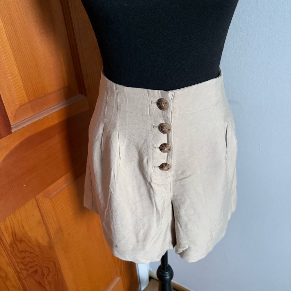 LOFT Button High Rise Shorts - Picture 5 of 12